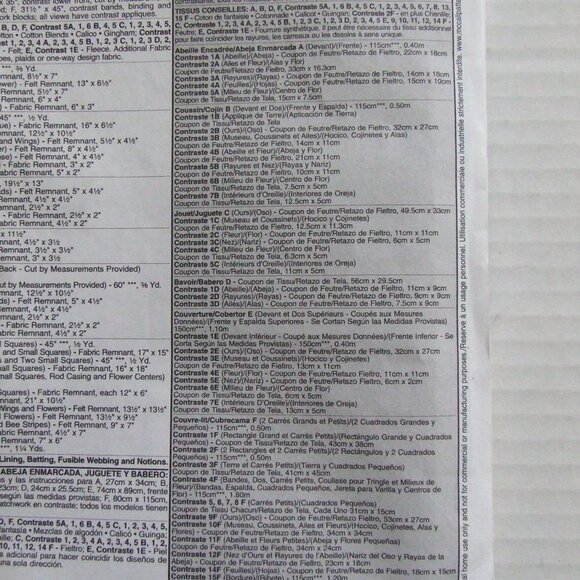 Baby blanket sewing pattern McCalls Crafts 5900 uncut infant linen decor layette - Picture 6 of 9